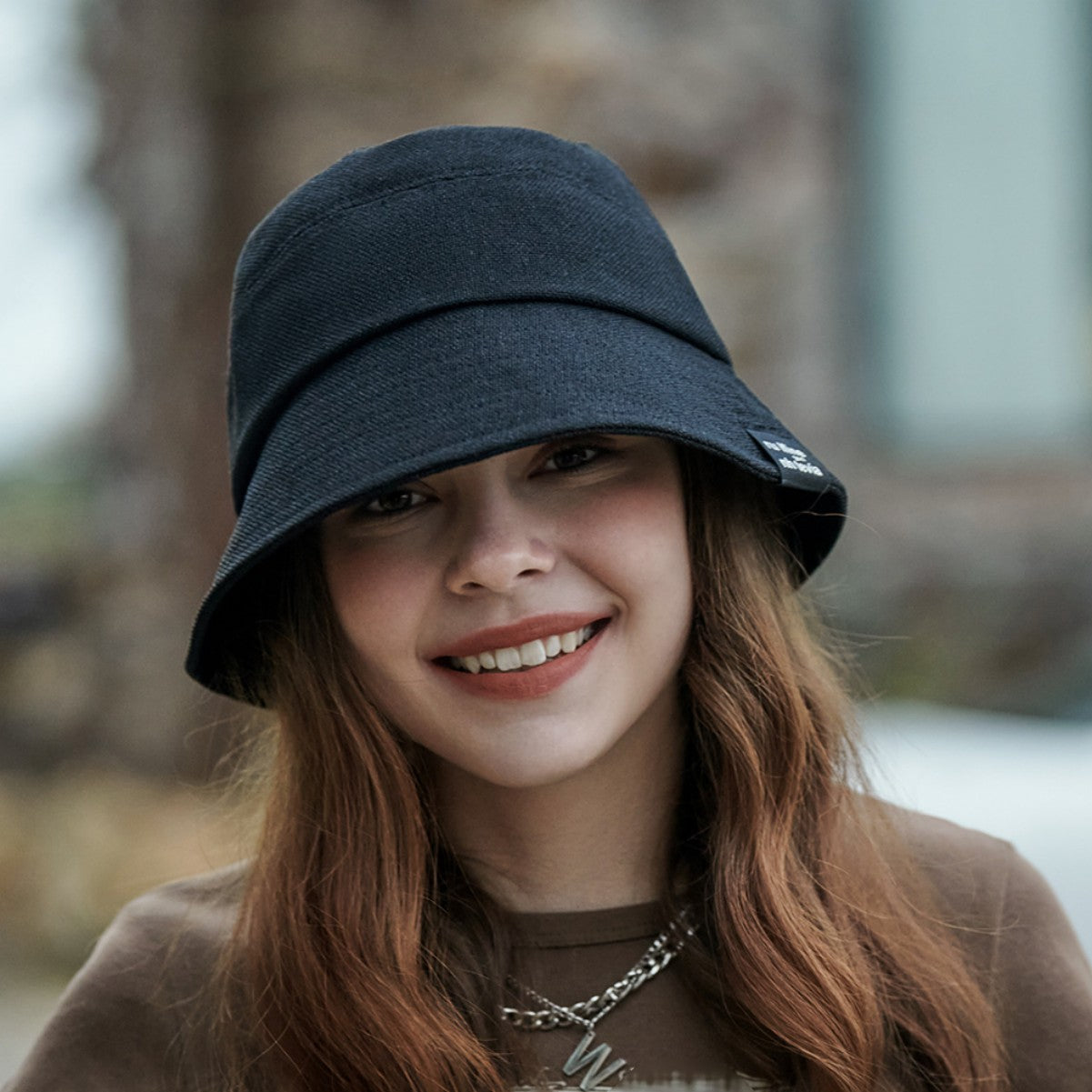 Fisherman Hat Spring Summer round Face Show Face Small Bucket Cap All-Match Sun Hat Big Brim