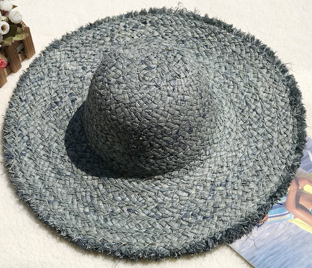 Blue and Green Hat