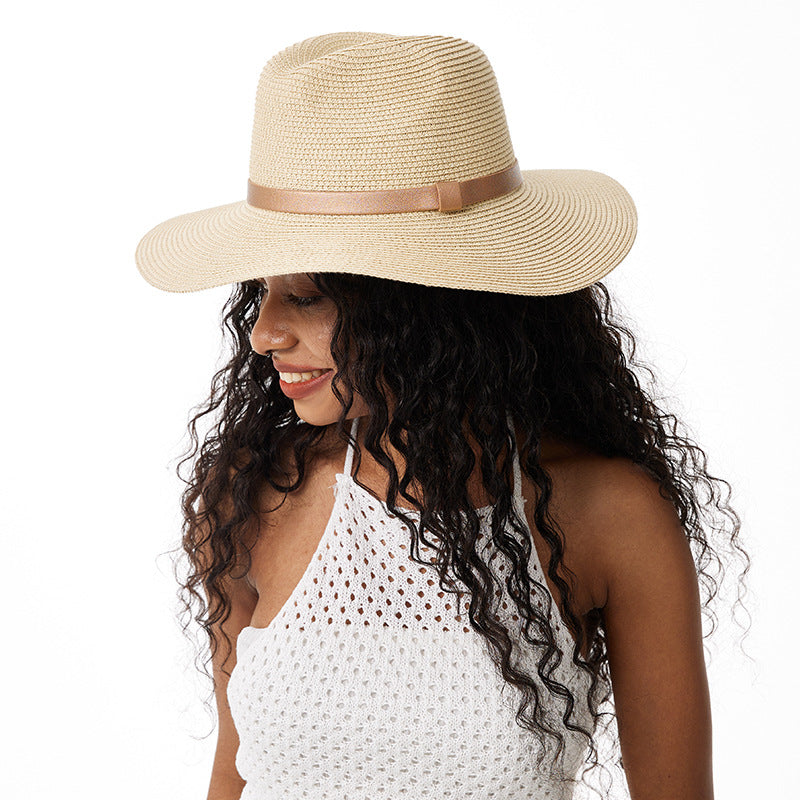 Casual Wind Billycock Summer Sun Proof UV Protection Ladies Outing Top Hat