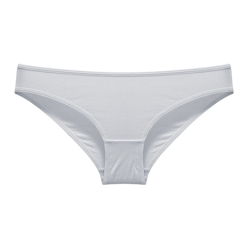 French Sexy Lace Underwear Women Half Sheath Breathable Crocheted Lace Low Waist Briefs Panties
