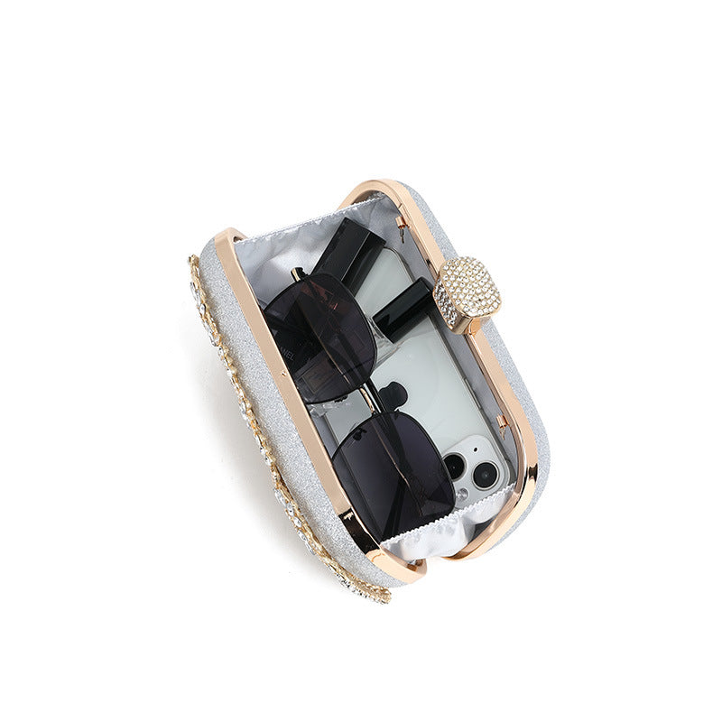 Dinner Bag Women Handbag Women's Bag High Sense Niche Diamond Cocktail Clutch Dress