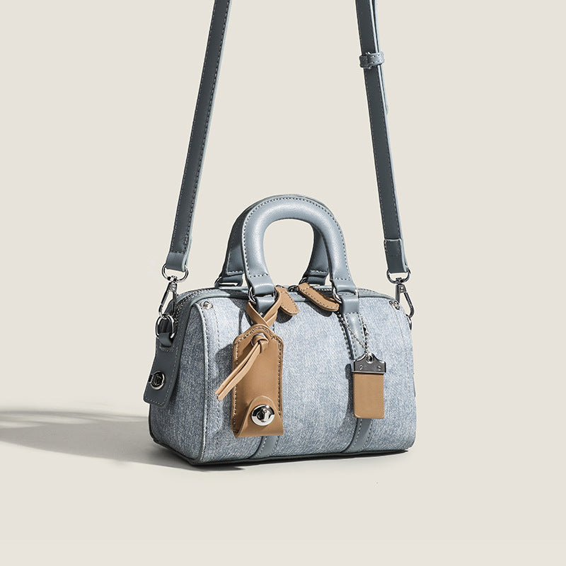 South Chio2nd Platinum Blue Sea Area Pillow Bag Women Handbag Shoulder Messenger Bag