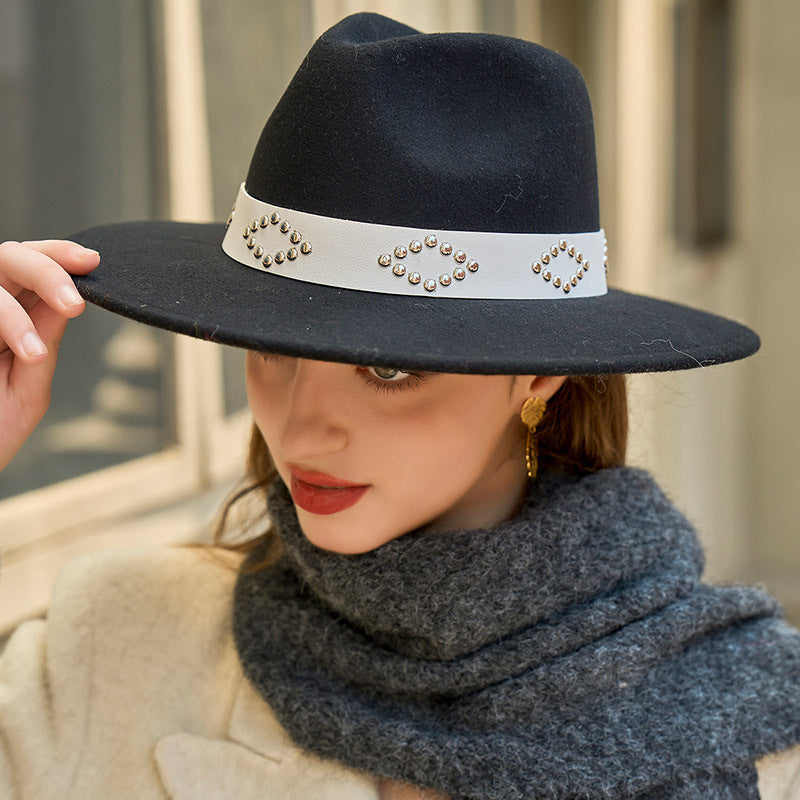 Fall Winter Trend Characteristic Cap Bowler Hat British French All Matching Hat Women
