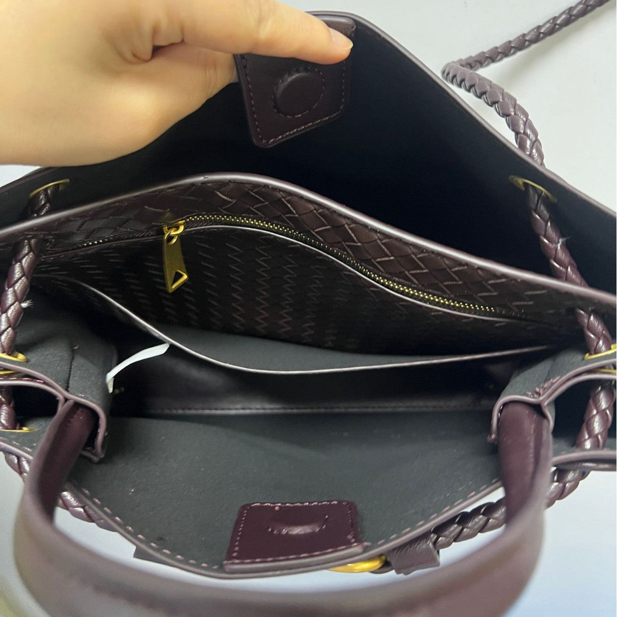 Handbag Home Butterfly Clasp Hardware Plain Tote Bag Large Capacity Women Bags