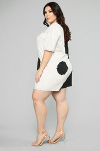 Plus Size Positioning Printed Dress Summer