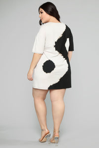 Plus Size Positioning Printed Dress Summer