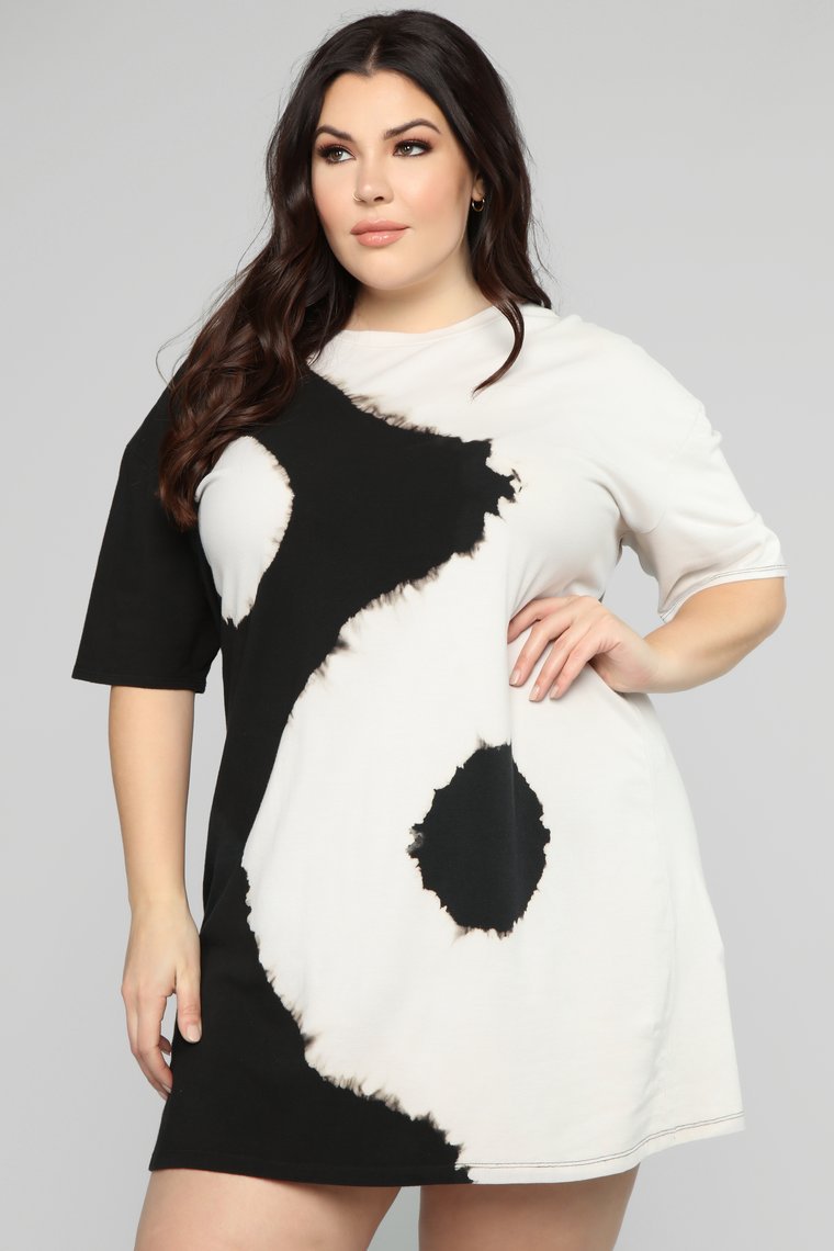 Plus Size Positioning Printed Dress Summer