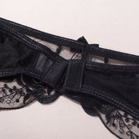 Sexy Sling Steel Ring Transparent Tempting Three Piece Embroidered Sexy Lingerie Body Shaping Two Piece Suits