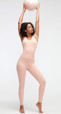 Yoga Clothes Jumpsuit Body Training Workout Beauty Back Ballet Dancing Dress Women Crisscross