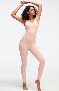 Yoga Clothes Jumpsuit Body Training Workout Beauty Back Ballet Dancing Dress Women Crisscross