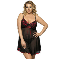 Plus Size Sexy Lingerie Sexy Suspender Skirt Pajamas Nightdress Sexy Lingerie