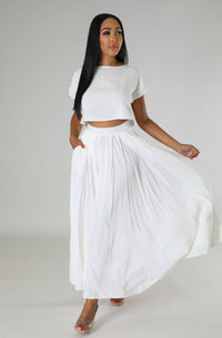 Women Casual Skirt Women Clothing Skirt Two Piece Set