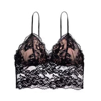 Multiple Wear Backless Sexy Lingerie Women Triangle Cup Wireless Thin Sling Beautiful Back Sexy Lace Bra