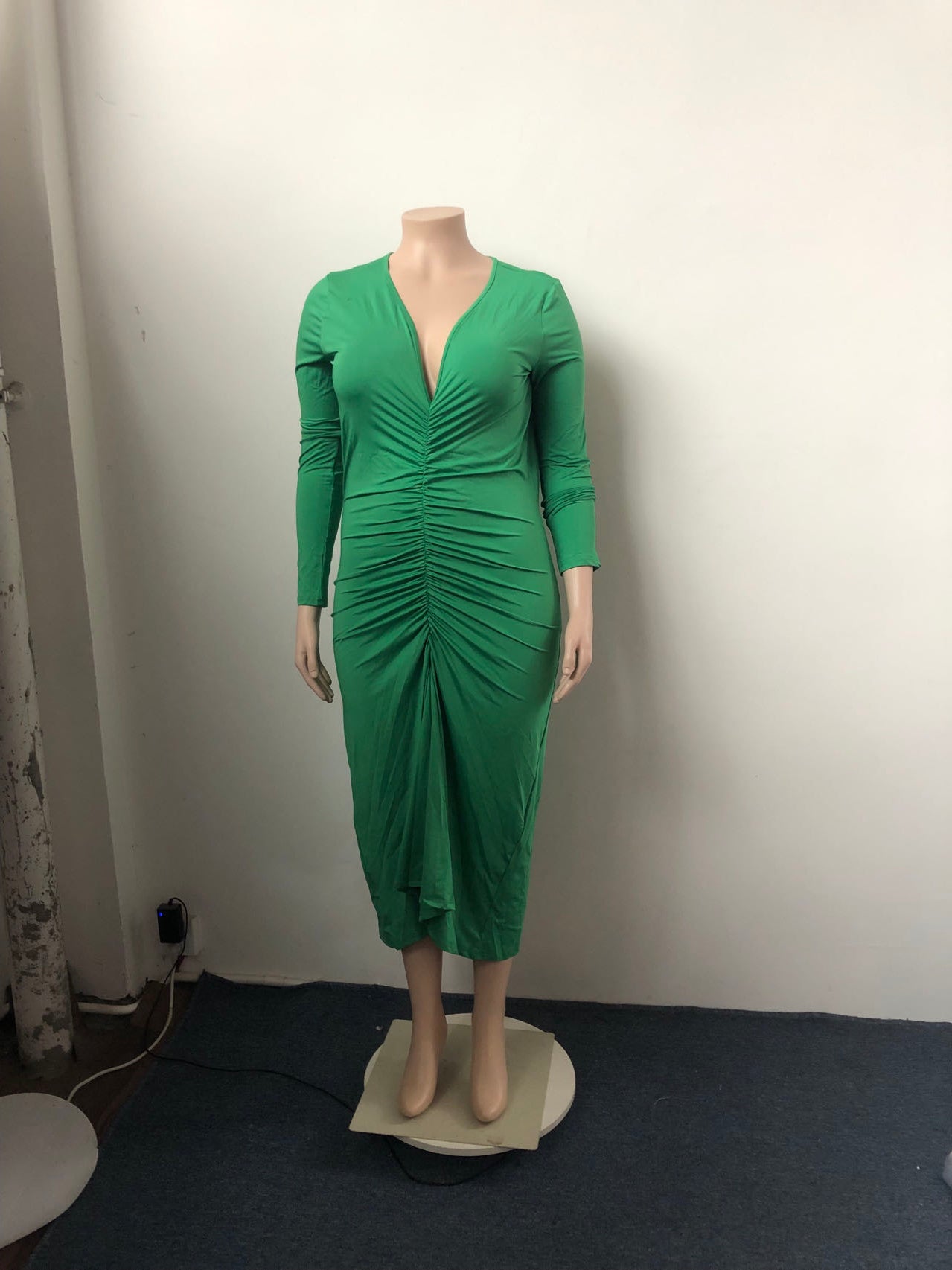 Plus Size Popular Pleated Dress