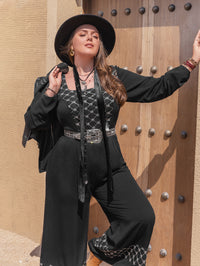 Plus Size Women Autumn Winter Long Sleeve Jumpsuit Casual Mixed Batch Delivery