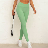 Yoga Clothes Women High Waist Yoga Pants Tights Double Pocket Running Sports Women Training Workout Clothes