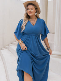 Plus Size Office Elegant Women Clothing A line Dress