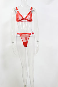 Lightweight Sexy Lingerie Red Sexy Sexy Suit Bikini Bra Set