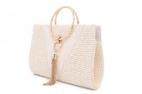 Portable Cosmetic Bag Retro Dinner Large Capacity Ladies Cosmetic Bag