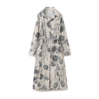 Women Spring Printed Shirt Dress Two Piece Sets