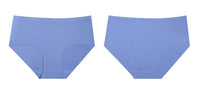 Women Seamless Panties Cotton Breathable Hip Lifting One Piece Ice Silk Mid Rise Briefs