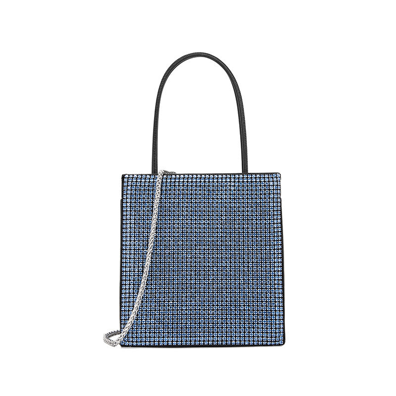 Rhinestone Tote Women Bag Chain Diamond College Shoulder Women Corssbody Bag