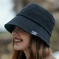 Fisherman Hat Spring Summer round Face Show Face Small Bucket Cap All-Match Sun Hat Big Brim