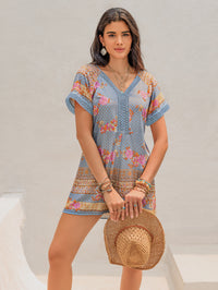 Mixed Batch Delivery Seaside Vacation Casual Women V neck Jumpsuit