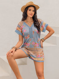 Mixed Batch Delivery Seaside Vacation Casual Women V neck Jumpsuit
