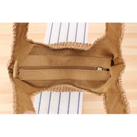 Shoulder Straw Bag Mori Hand Woven Bag Casual Large Capacity Beach Bag