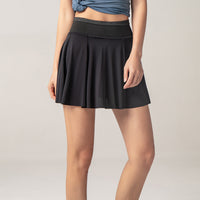 Summer Anti-Exposure Sports Skirt Women Loose False Two Pieces Yoga Skirt Aerobic Training Running Workout Shorts