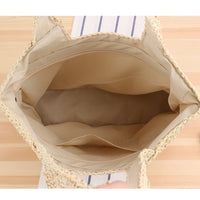 Bag Mori Hand-Woven Bag Casual Large Capacity Beach Bag