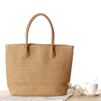 Straw Bag Shoulder Bag Simple Travel Beach Weaving Women Bag