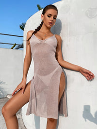 Beach Jacket Sexy Knitted Hollow Out Cutout Blouse Beach Cover Up Sun Protection Clothing Swimsuit Outwear