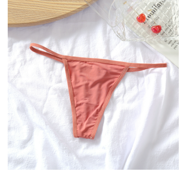 Sexy Thong Women Cotton Panties T Shape Low Waist Pants Seductive Thong Women