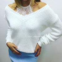 Sexy Eyelash Lace Sexy Lingerie Set Women See-through Three-Point Temptation