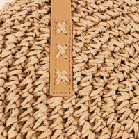 Simple round One Shoulder Straw Bag Woven Bag Beach Bag Women Bag Straw Bag