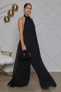 Women Clothing Sexy Mesh Loose Straight plus Size Jumpsuit