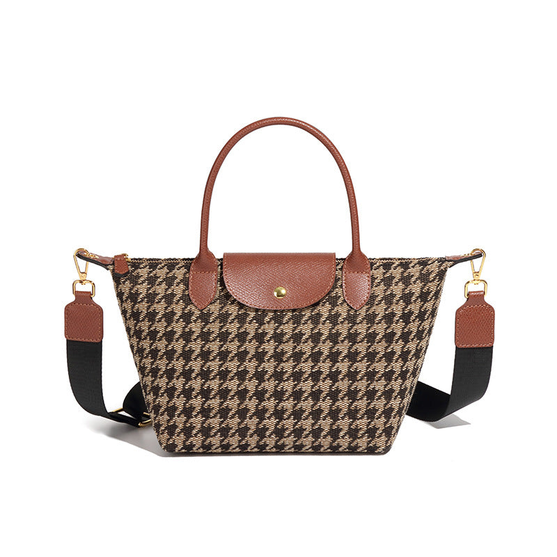 Houndstooth Brown