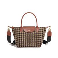 Houndstooth Brown