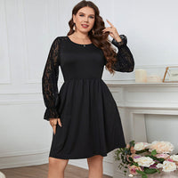 Plus Size Dress Sexy Long Sleeve Autumn Women Clothes