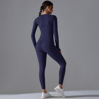 Celebrity Winter Brushed Long Sleeve Yoga Clothes High Strength Workout Clothes Pilates Running Sport Long Sleeve Top Set