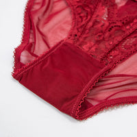 Year of Birth Red Underwear Lace Sexy Underwear Women Ultra Thin Transparent Temptation Briefs Cotton Crotch