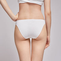 Women Underwear Breathable Traceless High Elastic Ice Silk Comfort Sexy Low Waist Briefs T Shaped Panties Ladies Briefs