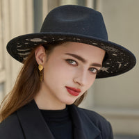 Arrival Creative Vintage Top Hat Women Personality Autumn Winter Wild Street Snap Hat Big Brim Hat