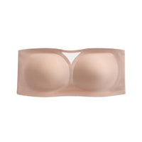Korean Model Strapless Underwear Women Non Slip Invisible Tube Top Corset Underwear Summer Thin Section Traceless Small Breast Bra Women