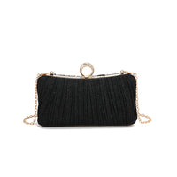 Pleated Dinner Bag Women Bags Cocktail Clutch One Shoulder Crossbody Evening Bags