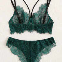 Sexy Underwear Lace Embroidery Lace Sexy Lingerie Set