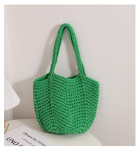 Cotton Thread Carambola Green Belt Magnetic Snap