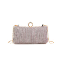 Pleated Dinner Bag Women Bags Cocktail Clutch One Shoulder Crossbody Evening Bags